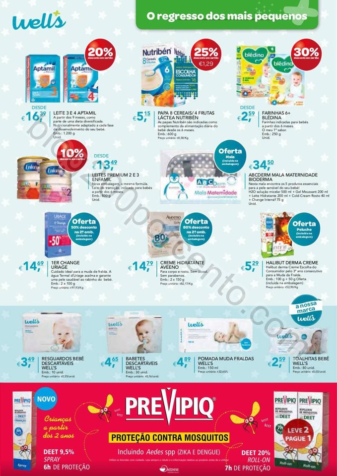 Antevisão Folheto WELLS Promoções de 23 agosto 