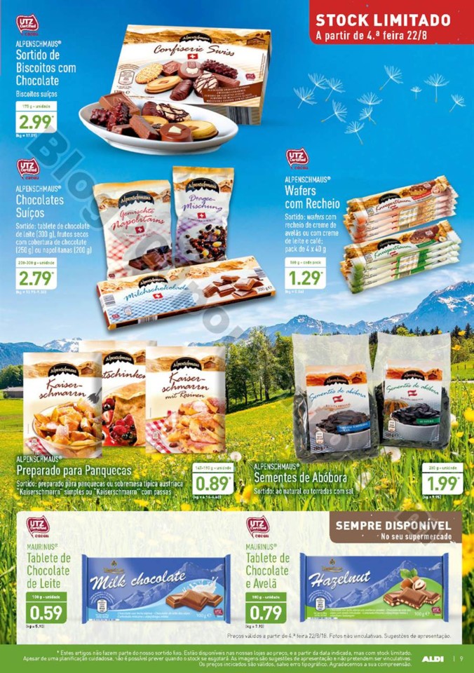 Antevisão Folheto ALDI Promoções a partir de 22