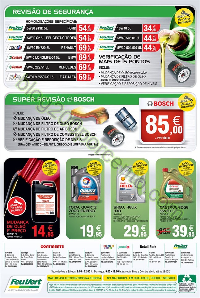 Antevisão Folheto FEU VERT Promoções de 29 feve