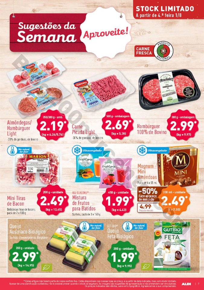 Antevisão Folheto ALDI Promoções a partir de 1 