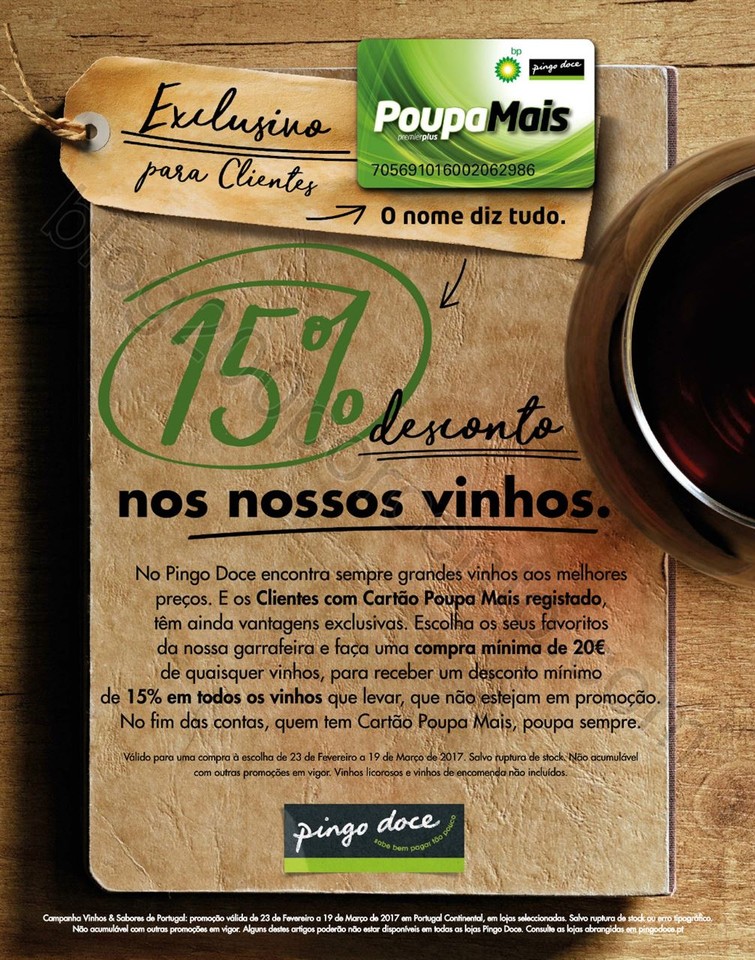 Novo Folheto PINGO DOCE Vinhos &amp; Sabores promoçõ