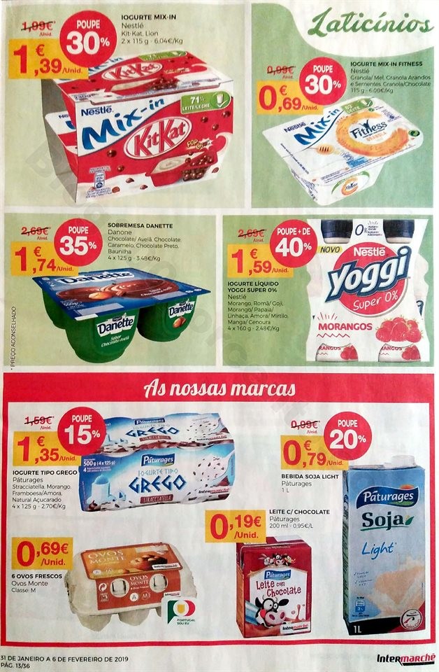 antevisao folheto Intermarche 31 janeiro a 6 fever
