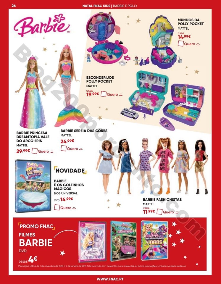 Antevisão Folheto FNAC Natal Kids Promoções de 