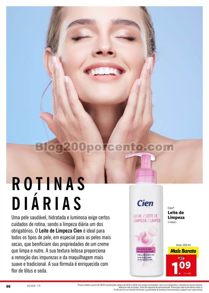 Antevisão Folheto LIDL Beleza Promoções de 20 a