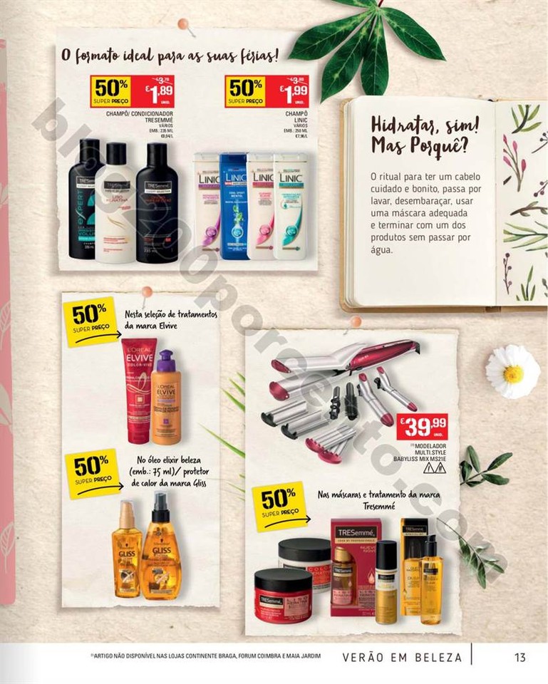 Antevisão Folheto CONTINENTE Extra verão promoç