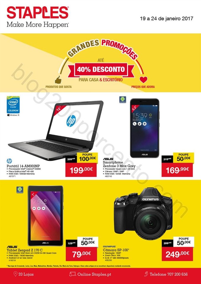 Antevisão Folheto STAPLES Extra Promoções de 19