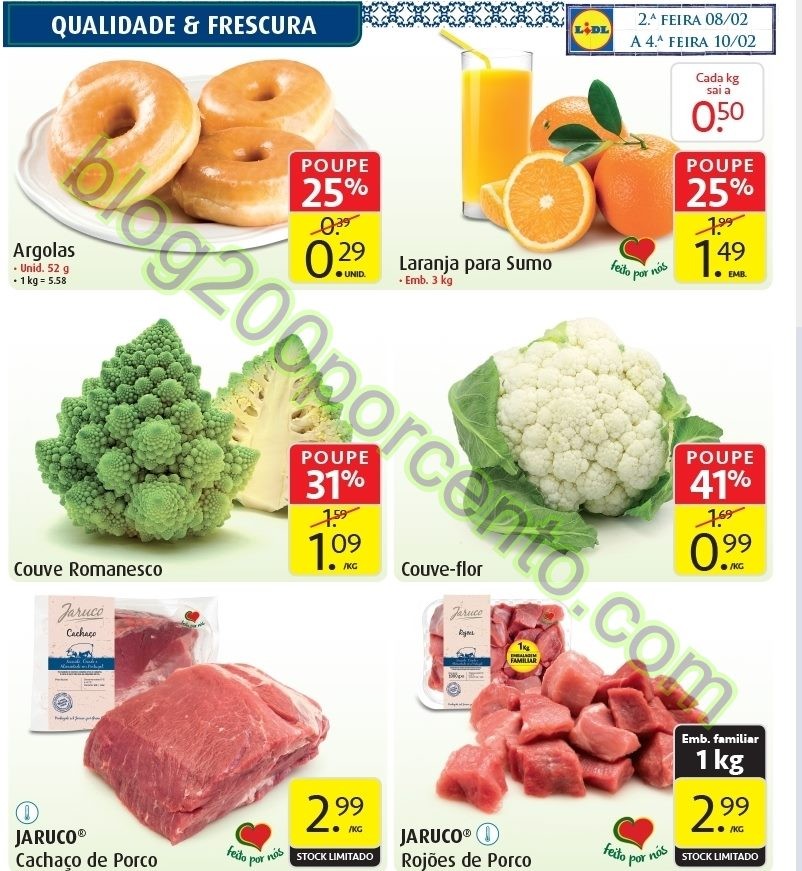 Antevisão Folheto LIDL de 8 a 10 fevereiro - segu