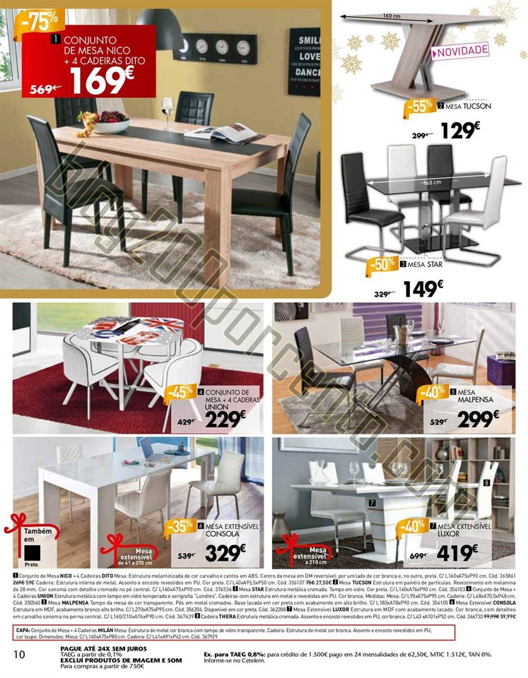 Novo Folheto CONFORAMA Natal de 17 a 31 dezembro p