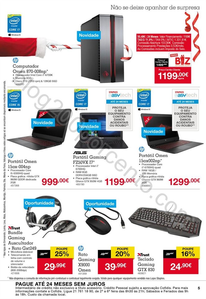 Antevisão Folheto STAPLES Promoções de 28 novem