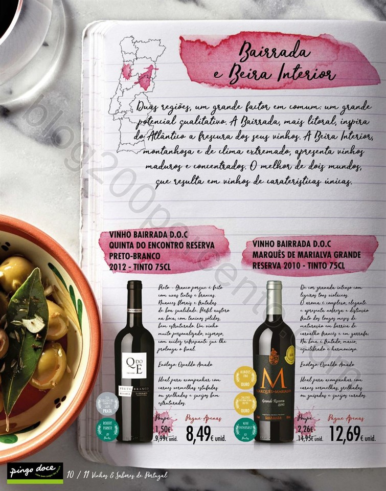 Novo Folheto PINGO DOCE Vinhos &amp; Sabores promoçõ