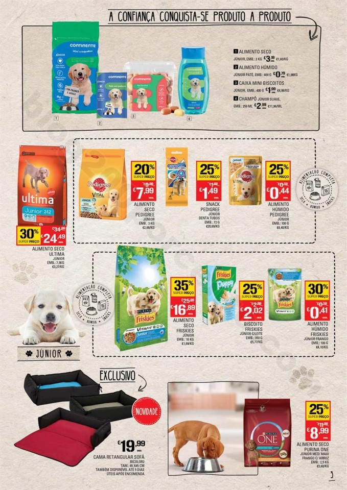 Antevisão Folheto CONTINENTE Feira animal de 26 s