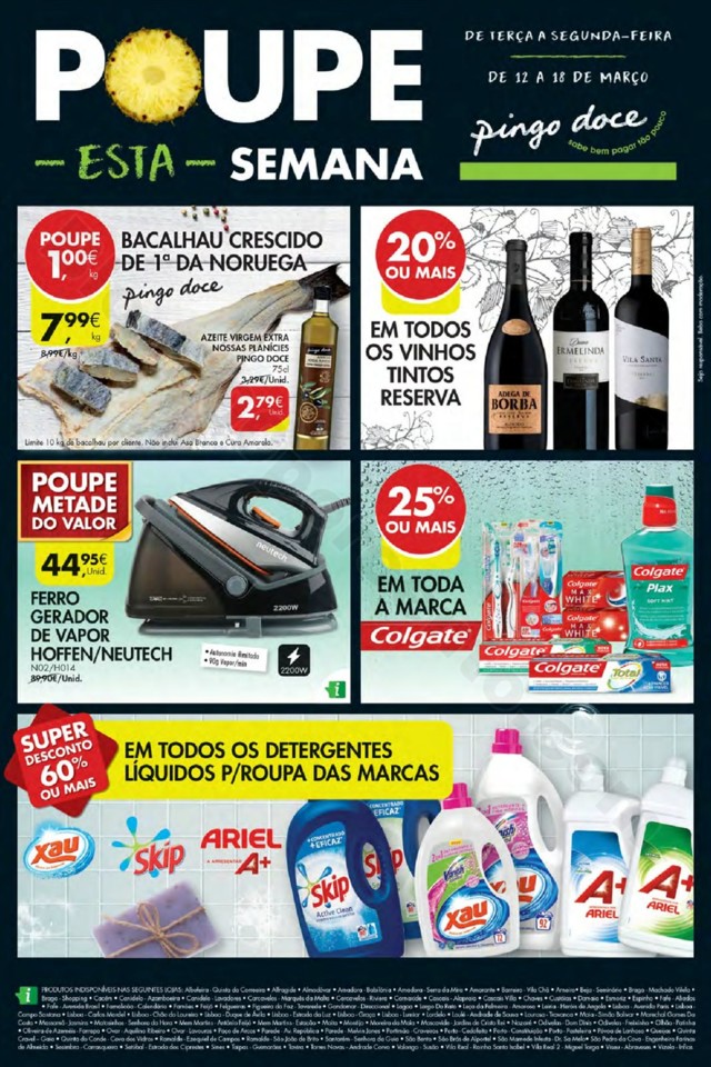 Antevisão Folheto PINGO DOCE Promoções de 12 a 
