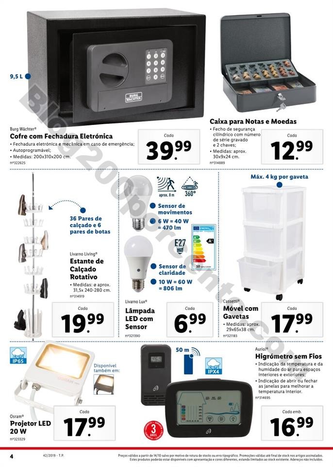 Antevisão Folheto LIDL Bazar Promoções de 14 e 