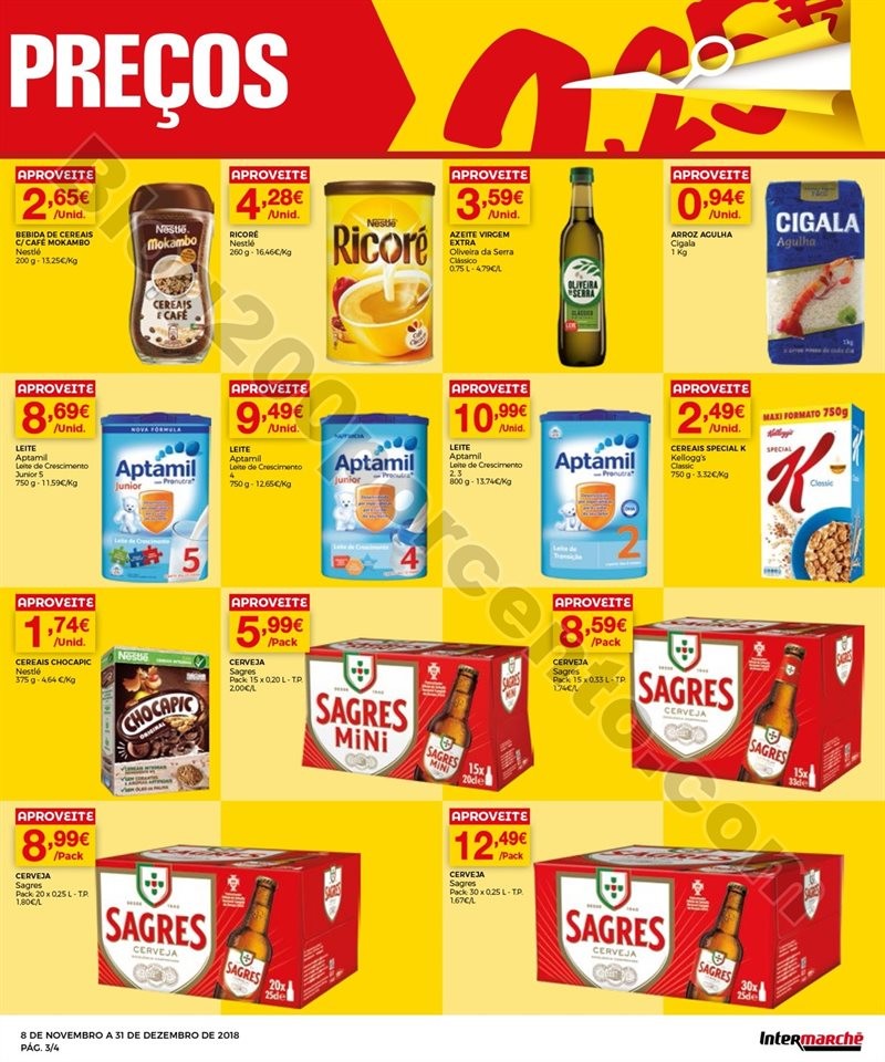 BAIXA PRECOS INTERMARCHE 8 NOVEMBRO A 31 DEZEMBRO 
