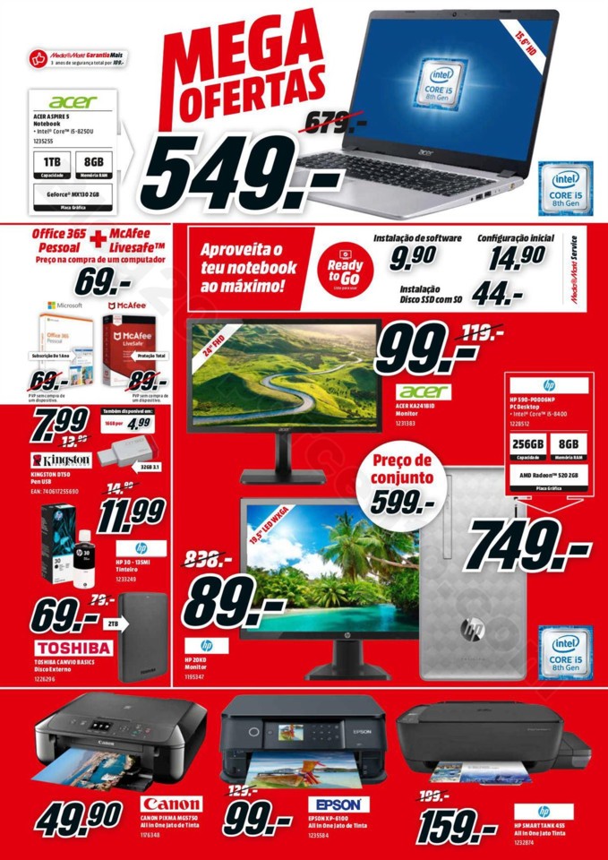 Antevisão Folheto MEDIA MARKT Promoções de 11 a