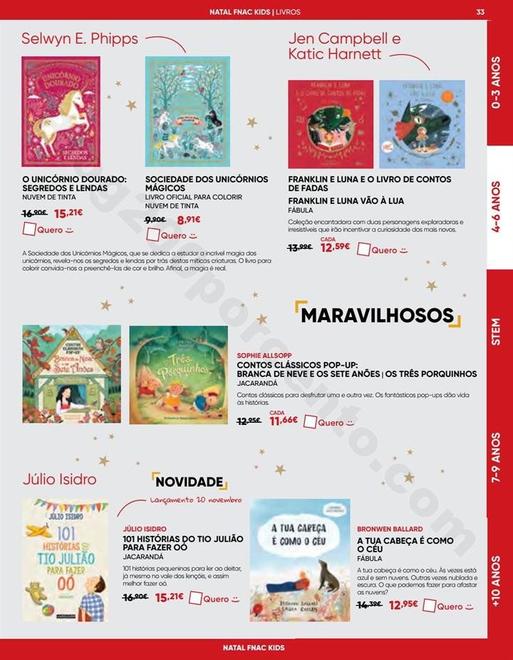 Antevisão Folheto Natal FNAC Kids promoções at
