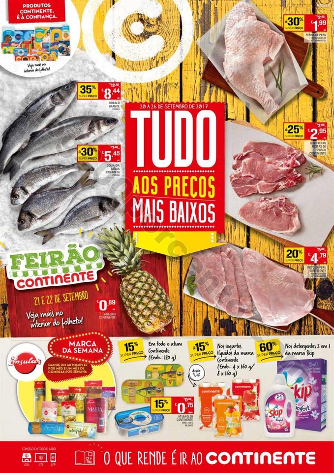 Antevisão Folheto CONTINENTE Promoções de 20 a 