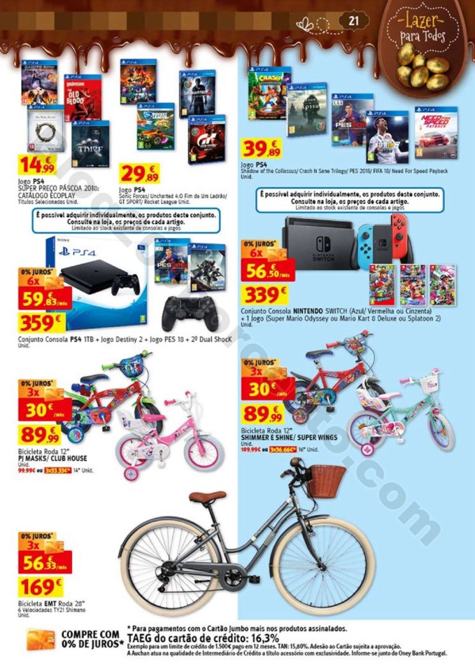 Antevisão Folheto JUMBO Páscoa Promoções de 14