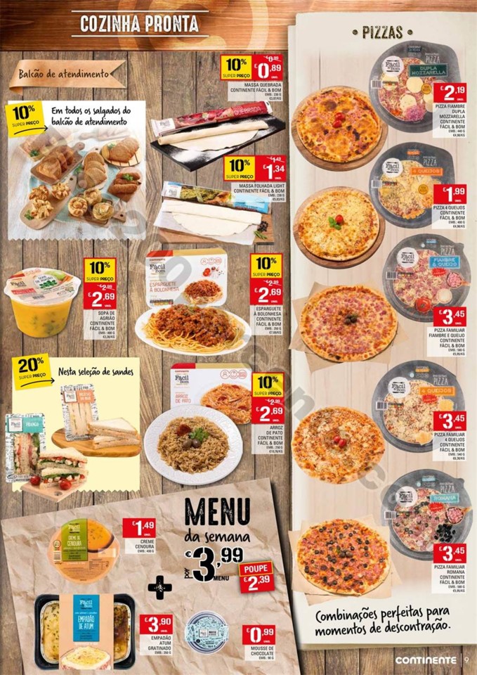 Antevisão Folheto CONTINENTE promoções de 3 a 9