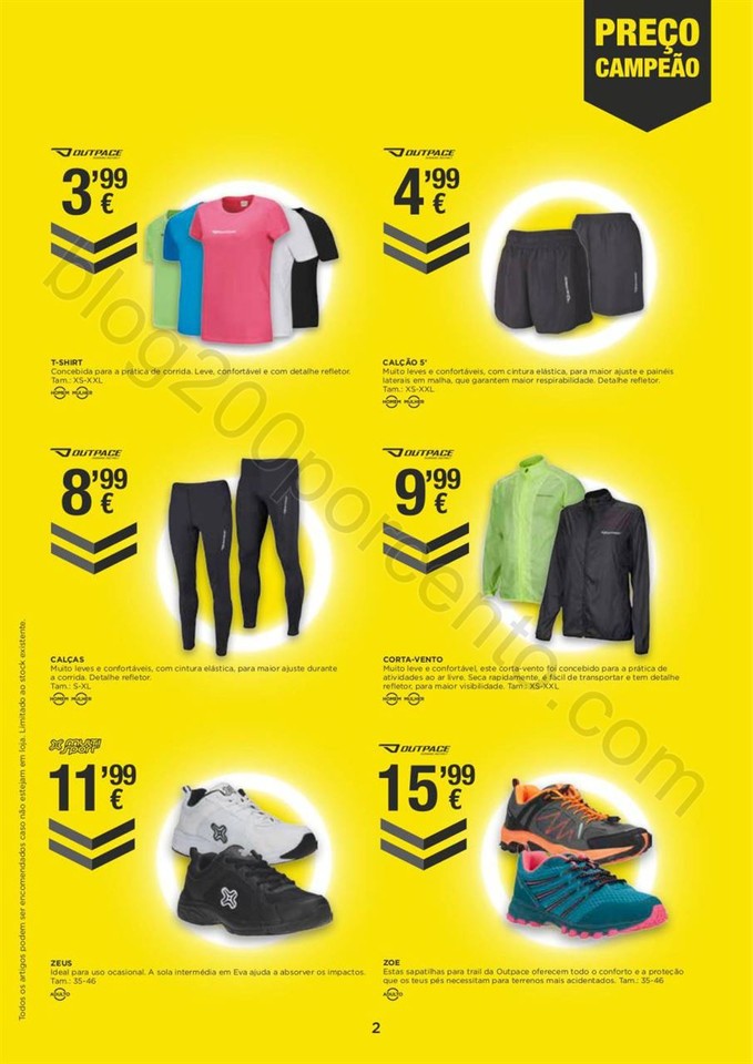 Antevisão Folheto SPORT ZONE Promoções de 23 fe