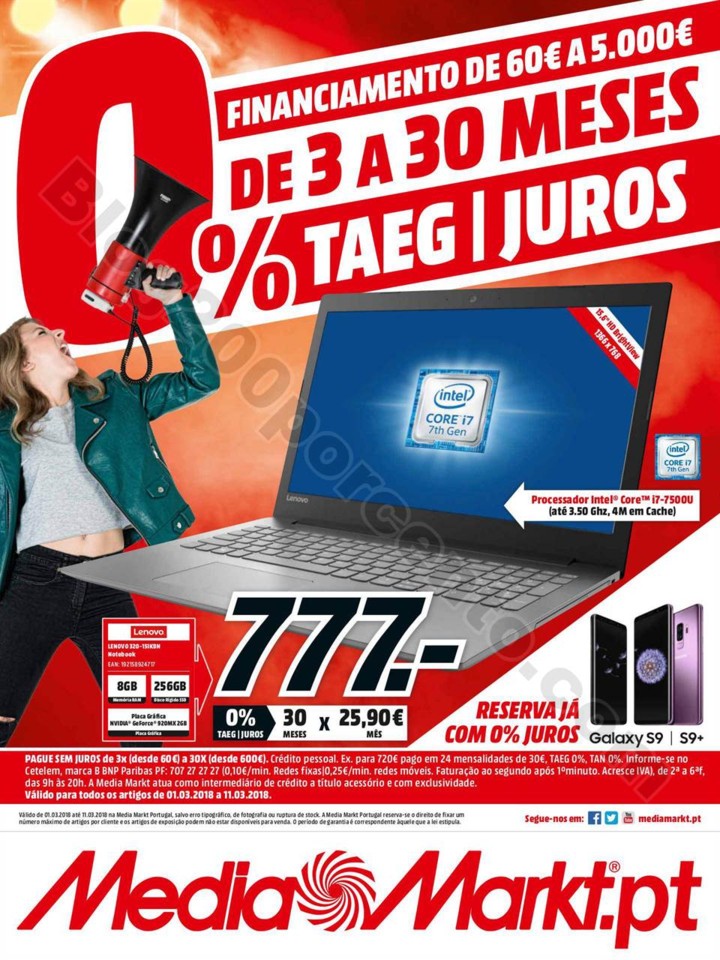 Antevisão Folheto MEDIA MARKT Promoções de 1 a 
