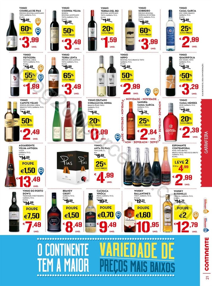 Antevisão Folheto CONTINENTE Promoções de 23 a 