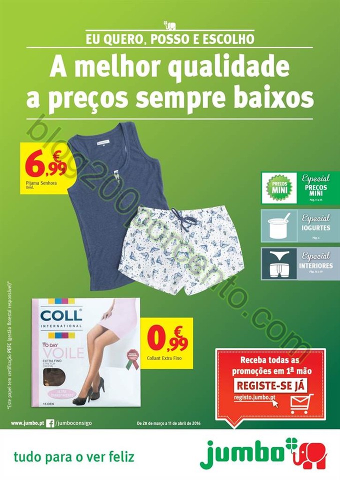 Antevisão Folheto JUMBO Promoções de 28 março 