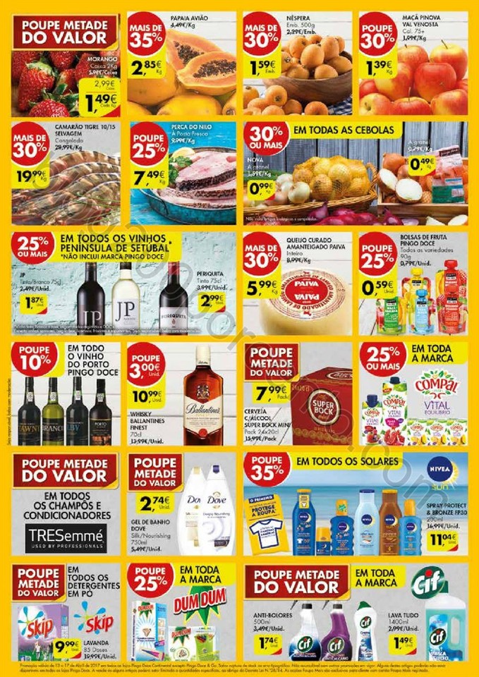 Antevisão Folheto PINGO DOCE Fim de semana de 13 