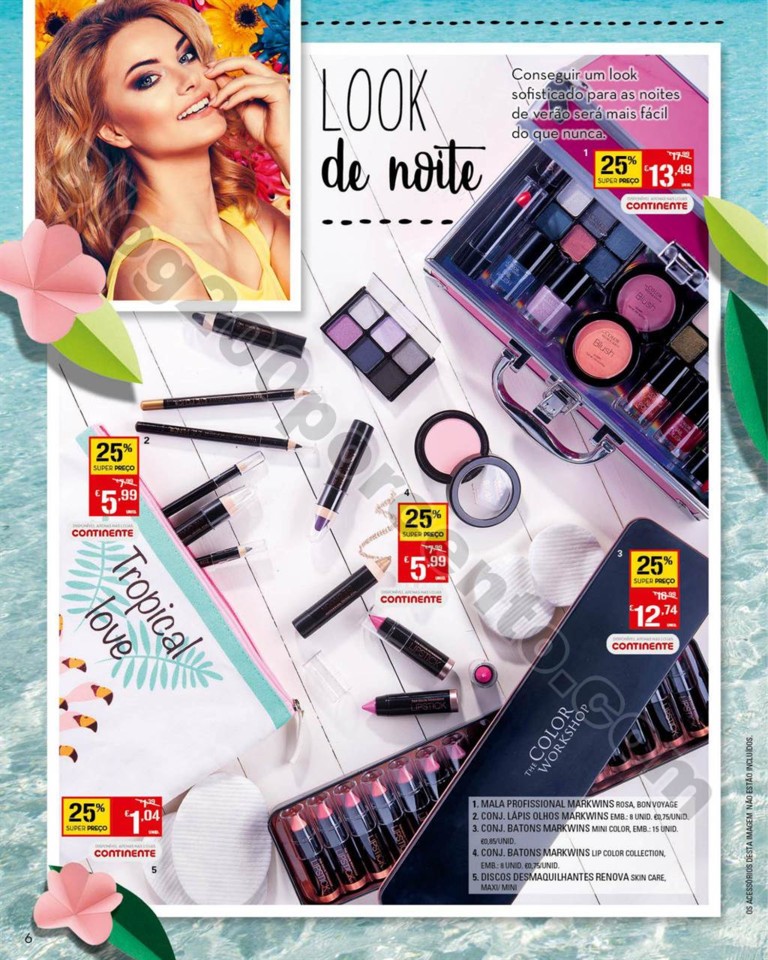 Antevisão Folheto CONTINENTE Beleza verão promo