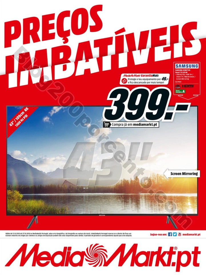 Antevisão Folheto MEDIA MARKT Promoções de 11 a