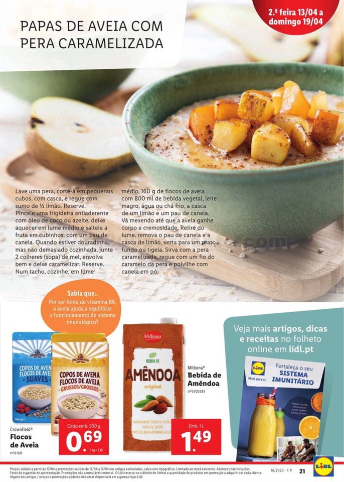 Antevisão Folheto LIDL Promoções de 13 a 19 abr
