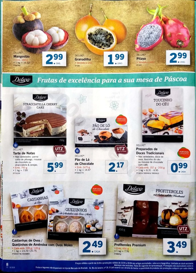 antevisao folheto lidl promocoes páscoa de 15 a 2