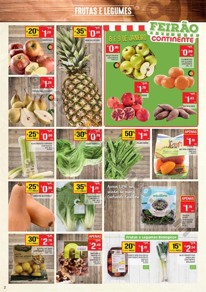 Antevisão Folheto CONTINENTE Promoções de 8 a 1
