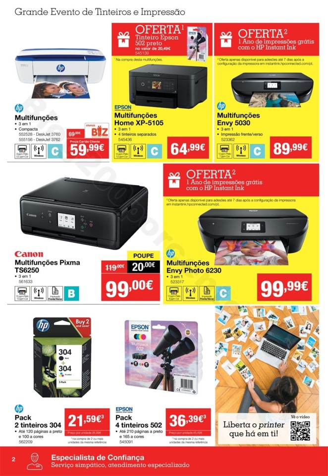 Antevisão Folheto STAPLES Promoções de 26 març
