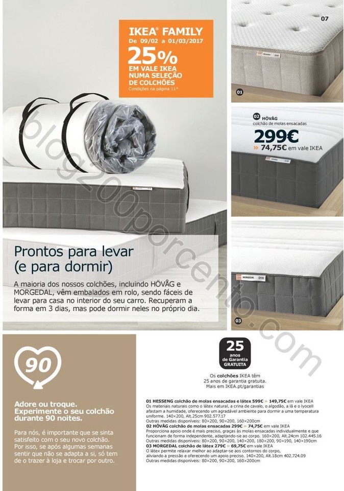 Antevisão Folheto IKEA quartos promoções de 19 