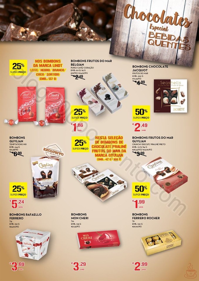 Antevisão folheto CONTINENTE Bebidas quentes de 1