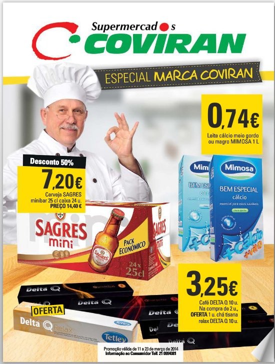 Antevisão folheto | COVIRAN | de 11 a 23 março