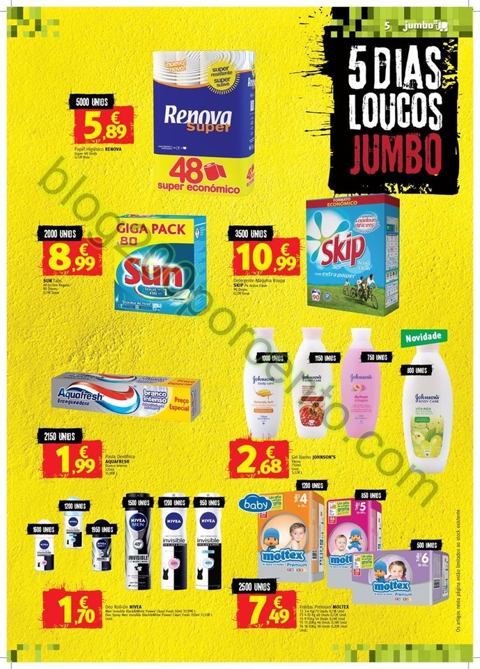 Antevisão Folheto JUMBO 5 Dias Loucos de 25 a 29 