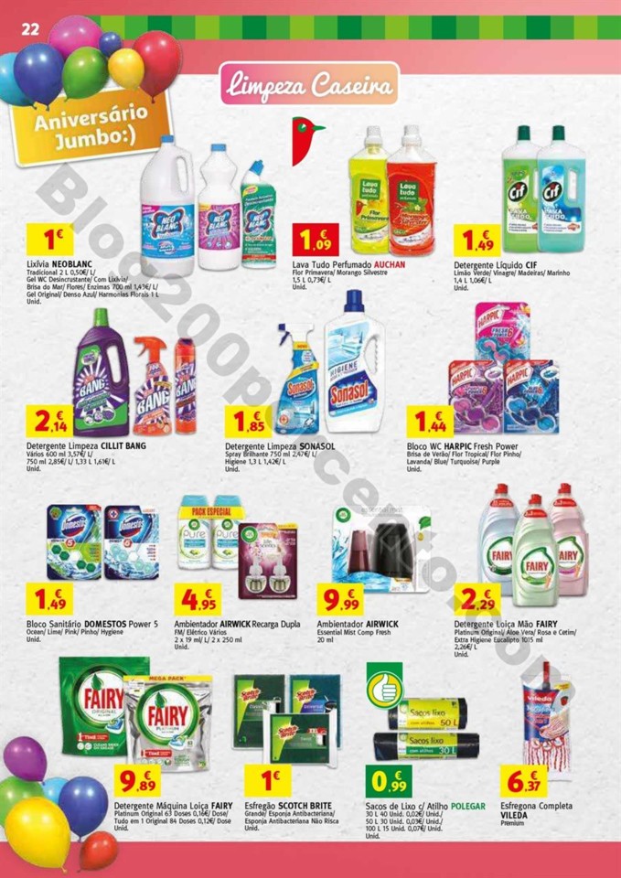 Antevisão Folheto JUMBO Aniversário promoções 