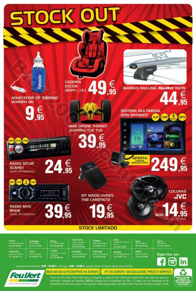 Antevisão Folheto FEU VERT promoções de 8 janei
