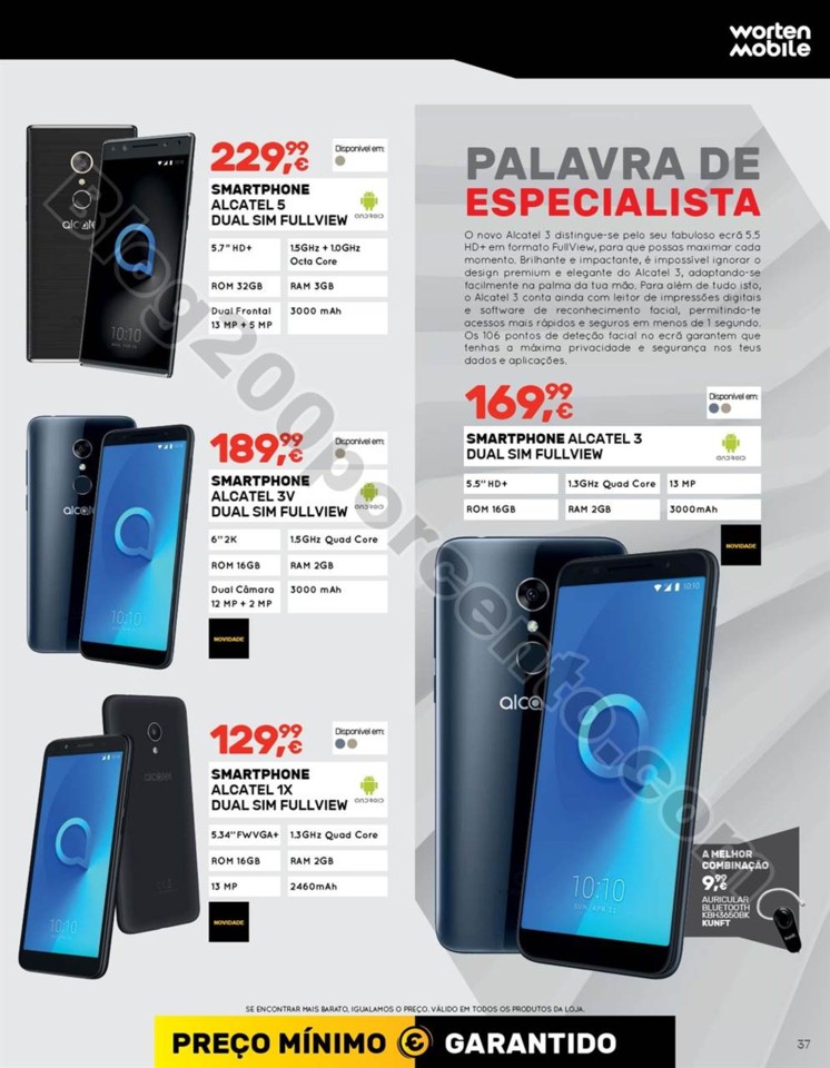 Antevisão Folheto WORTEN Mobile mundial promoçõ