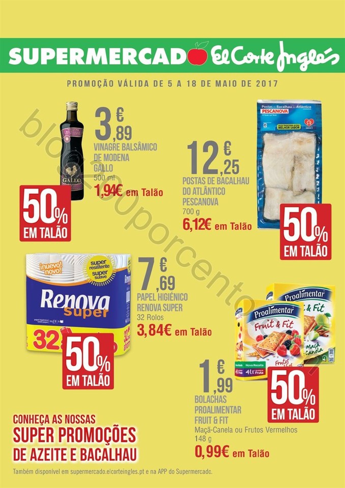 Antevisão Folheto EL CORTE INGLÉS Promoções de