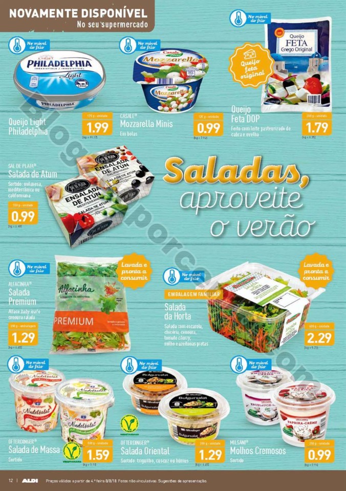 Antevisão Folheto ALDI Promoções a partir de 8 