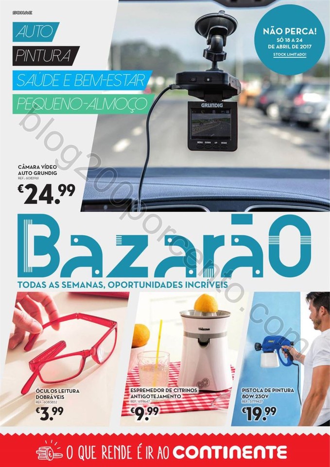 Antevisão Folheto CONTINENTE Bazarão Promoções