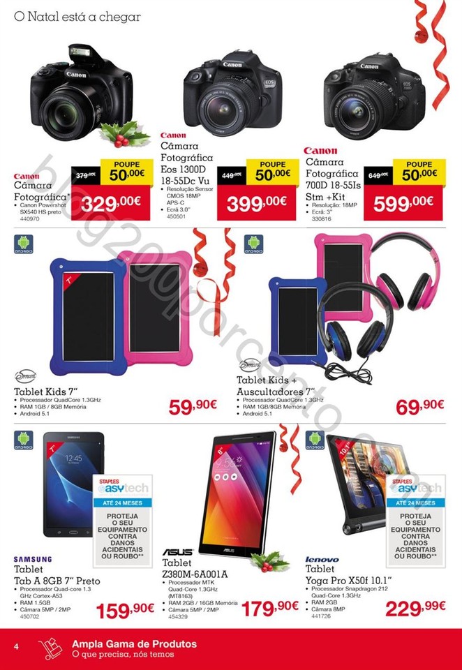 Antevisão Folheto STAPLES Promoções de 28 novem