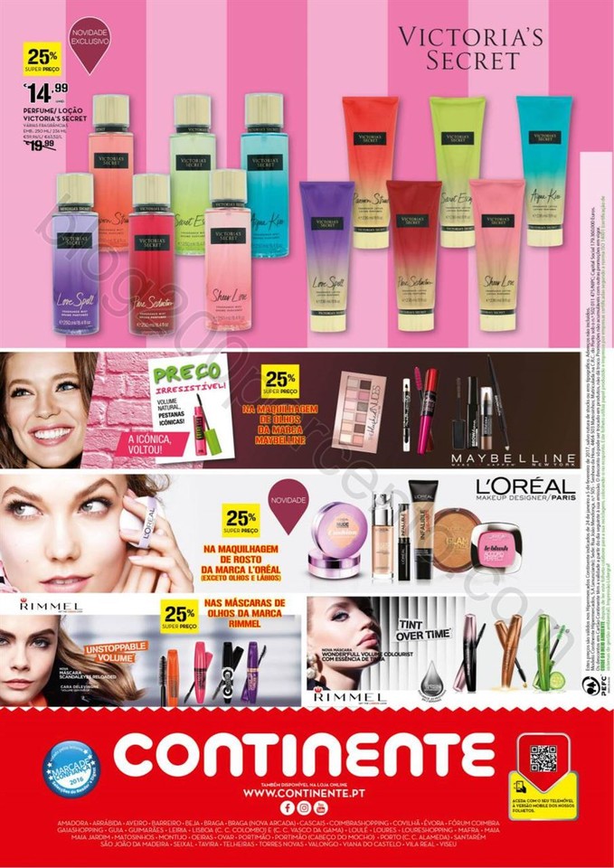 Antevisão Folheto CONTINENTE Beleza promoções d