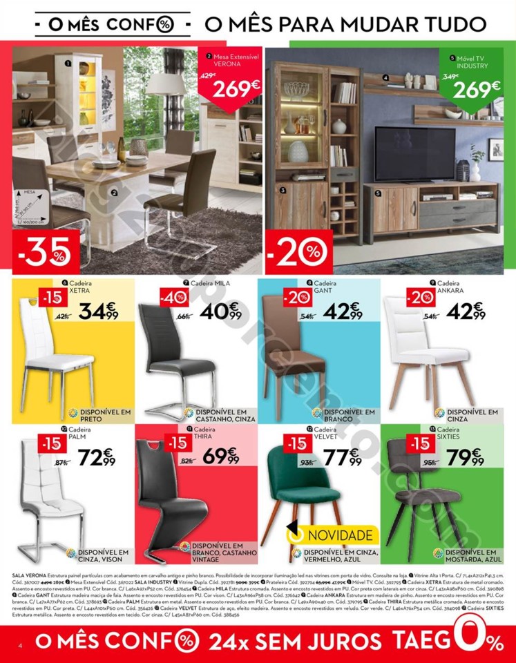 Antevisão Folheto CONFORAMA Promoções de 28 ago