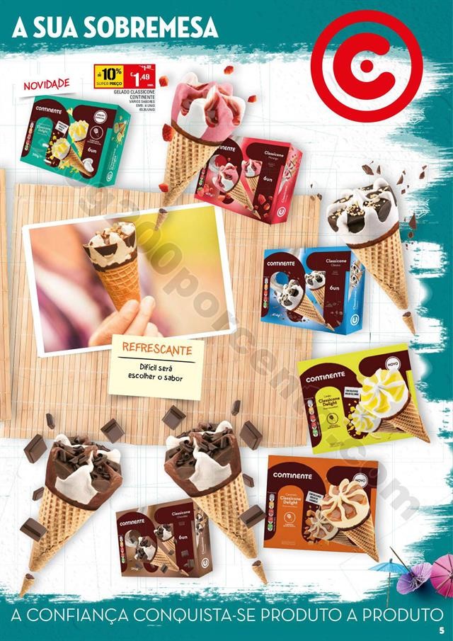 Antevisão Folheto CONTINENTE Hiper Gelados e Bebi