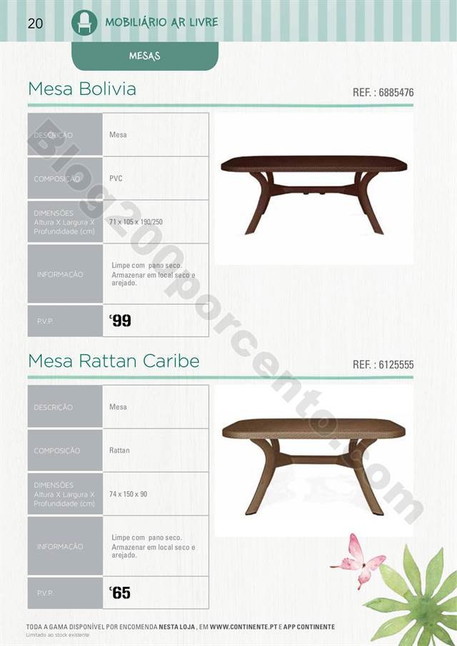Antevisão Catálogo CONTINENTE Especial Ar Livre 