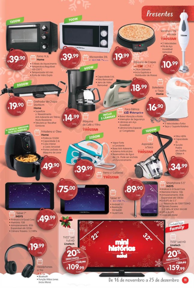 Antevisão Folheto MINIPREÇO Natal promoções de